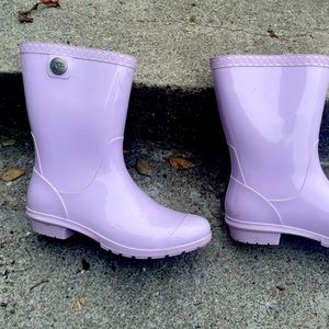 UGG Lilac Purple Rainboots 10
